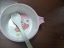 五和（WUHE）辅食碗儿童餐具宝宝吃饭碗卡通带手柄婴幼儿碗耐树脂食品级防烫 美乐蒂单柄碗300ML+勺子 实拍图