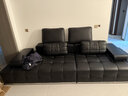 欧亚皇巢意式极简劳伦斯直排真皮沙发网红新款高端客厅别墅大户型模块沙发 直排五人位 3.64m 巅峰款【全包裹加厚小黄牛皮】 实拍图