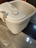 美的（Midea）泡脚桶按摩足浴盆加热自动按摩洗脚盆泡脚盆理疗恒温高深桶生日礼物送男女友长辈ZL305极地白 实拍图