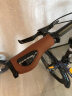 大行（DAHON)折叠自行车配件p8皮革把套防滑减震复古把握K3骑行装备d5改装零件14-26寸车 棕色/两长款 实拍图