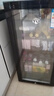 YO广东容声电器股份有限公司旗下冰吧家用冷藏柜小型保鲜柜办公室迷你酒柜茶叶柜红酒柜饮料柜立式 一级能效120L【全冷藏黑色内胆+安全锁蓝光灯】 实拍图