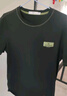 回力（Warrior）纯棉t恤男夏季新款重磅运动上衣男士潮流短袖宽松体恤 棕绿  XL  实拍图