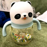 贝亲（Pigeon）熊猫儿童防呛防漏喝水喝奶吸管杯奶瓶 300mL 12月 实拍图