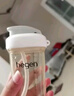安配方形奶瓶学饮嘴直饮水杯盖（适配赫根方形奶瓶）二代白色 实拍图