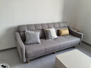 全友家居 北欧简约家具科技布艺直排式沙发客厅三人位小户型沙发床 实拍图