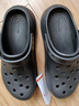 crocs檀健次推荐款经典泡芙洞洞鞋|207521 黑色-001 39(240mm) 实拍图