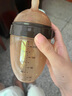 世喜新生儿奶瓶0-6个月婴儿硅胶断奶仿母乳奶嘴宽口径防摔240ml 实拍图