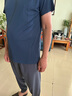 京东京造【100 超轻速干】运动T恤夏季户外跑步健身短袖男 丹宁蓝2.0 2XL 实拍图