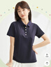 佐丹奴短袖Polo衫女夏季彩虹纽扣弹力棉修身翻领上衣05314399 实拍图