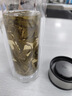 【⭐京东物流配送】高硼硅双层玻璃杯大容量泡茶杯水杯子茶水分离 【双层加厚】茶杯 350ml 1只 实拍图