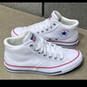 匡威（Converse）官方 莫尔登All Star男女板鞋中帮帆布小白鞋A00812C A00812C 43 实拍图