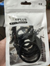 优家UPLUS加粗高弹力头绳12根无痕发绳耐用发圈皮筋扎头发橡皮筋黑色 实拍图