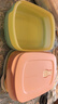 特百惠（Tupperware）长方饭盒1L可微波加热学生上班族午餐饭盒便携密封便当盒3件套 实拍图
