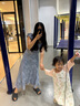 威尔贝鲁（WELLBER）婴儿睡袋宝宝竹棉纱布睡衣男女童家居睡裙春夏季 花园小兔110cm 实拍图