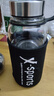 天喜（TIANXI）玻璃杯大容量便携户外运动旅行杯子带杯套耐热耐高温带茶漏大水杯 【加厚防爆+杯套+杯刷】980ml 实拍图