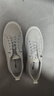 百丽压花小白鞋男夏季牛皮青春舒适厚底板鞋A1128BM3 白色 41 实拍图