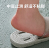 京东京造【浴室拖】拖鞋男软弹速干漏水拖鞋eva浴室夏季凉拖郁弥灰42-43 实拍图