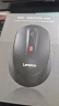 联想（Lenovo）无线蓝牙双模充电鼠标  便携办公鼠标人体工学设计 适用台式机一体机笔记本平板 M28黑色 实拍图