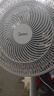 美的（Midea）【品质推荐】七叶轻音柔风电风扇/家用省电落地扇/台式电扇/广角摇头节能宿舍小型风扇 SAE35CA 实拍图