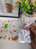 pet贴纸100张不重复装饰手账本无痕防水套装咕卡女孩粘贴水杯卡通可爱少女手杖儿童贴diy透明 40张 实拍图