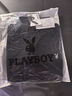 花花公子（PLAYBOY）T恤男短袖夏季男士polo衫翻领商务休闲上衣服高端男装 黑色 2XL 实拍图