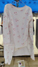 迷你木木屋儿童睡衣春夏男童女童薄家居服套装宝宝夏天薄款服装 萌萌兔 130 实拍图