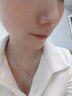 PT950铂金项链女锁骨链素链裸细款18白金链子送女友情人节礼物 蛇骨链轻奢款 45cm 实拍图