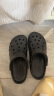 卡骆驰crocs洞洞鞋贝雅男鞋女鞋轻便耐磨一脚蹬拖鞋休闲鞋|10126 黑色-001 41 /42(260mm) 实拍图