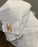 全棉时代婴儿隔汗巾纱布吸汗巾儿童宝宝纯棉垫背巾25cm*50cm，3条/袋 实拍图