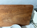 木雅轩花梨木菜板家用整木砧板实木大号厨房刀板案板切菜板防霉抗菌占板 35*25*2.3cm【花梨木辅食菜板-】 实拍图