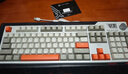 黑爵（AJAZZ）AK35IV3 有线热插拔客制化机械键盘 Gasket结构 PBT键帽 5层填充PC开槽定位板 白光 黑灰黄 海盐轴 实拍图