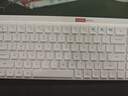 联想无线蓝牙双模静音键盘鼠标套装轻薄省电家用办公台式电脑笔记本苹果通用键鼠USB接口无线2.4G 白色单键盘【双模充电超薄静音版】 实拍图