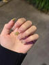 栢启歆穿戴甲美甲贴片半手工假指甲可拆卸果冻胶猫眼带钻高级感2025秋冬 春日郁金香 10片 【送工具包】 S 实拍图