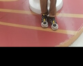 回力男童运动鞋夏季旋钮扣女孩网鞋透气儿童跑步鞋1402深蓝32 晒单实拍图