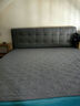 南极人（Nanjiren）A类抗菌夹棉床垫床褥子1.8x2米家用软垫薄款保护垫防滑垫可折叠 花叶-星灰【加厚夹棉】 180*200cm【单床褥】 实拍图