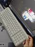 联想（Lenovo）无线键盘鼠标套装可选 防溅洒巧克力键帽静轻音键盘商务办公家用笔记本台式电脑通用 2.4G无线键盘白色/送电池 实拍图