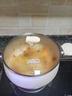 爱仕达（ASD）汤锅晶石不粘煮锅 陶瓷小奶锅 炖汤煮面辅食锅 22CM电磁炉通用T10 实拍图