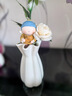 京东鲜花陶瓷花瓶高级感奶油风插花器水养鲜花玫瑰客厅餐桌装饰简约摆件 实拍图