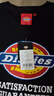 dickieslogo印花短袖T恤情侣款圆领休闲男装T恤 DK007088 黑色 M  实拍图