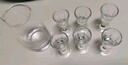 DKO白酒杯分酒器100ml套装酒壶小酒杯洋酒杯 白酒家用二两白酒杯酒盅 15ml子弹杯6+100ml无把分酒器6 实拍图
