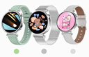 AELVO WATCH GT4系列女士智能手表运动健康监测蓝牙通话品牌新款成人GT5PRO风2025生日礼物女生女孩妈妈 雅致银（含三种表带）新一代健康运动手环 适用于VIVO一加OPPO苹果小米等品 实拍图