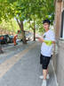 耐克(NIKE)男短袖T恤 纯棉 运动休闲 舒适百搭 AR5005-101 白色XL 实拍图