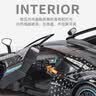 赟娅仿真奔驰AMG-ONE跑车汽车大号合金模型收藏玩具送男生日中秋礼物 1:18奔驰amg-one【银色】 实拍图