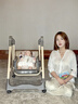 FOSSFISS婴儿餐椅可坐躺多功能家用儿童餐桌椅婴幼儿小孩可折叠吃饭桌座椅 升级二合一棕【6档+3档+万向】 实拍图