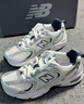 NEW BALANCE NB530官方老爹鞋男鞋女鞋情侣复古网鞋夏季透气网面运动休闲鞋 米白/金属银MR530KA 建议拍小半码 36 (脚长22cm尺码详询客服) 实拍图