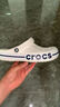 卡骆驰crocs洞洞鞋贝雅卡骆班轻便耐磨一脚蹬休闲鞋|205089 深蓝/辣椒红-4CC 37 /38(230mm) 实拍图