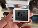 小米米家智能温湿度计3mini 家用车内高精度温度显示器智能联动高续航迷你便携 白色 实拍图