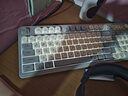 前行者V1蓝牙无线键盘鼠标套装机械手感静音三模男女生办公高颜值键鼠便携电脑笔记本平板iPad手机通用 奶油灰-双模键鼠耳机三件套【无线/蓝牙】 实拍图