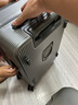 游乐者 MUSIC TRAVELS侧开盖行李箱可上飞机旅行箱男可登机超大容量加厚翻盖密码拉杆箱 钢琴灰 20英寸 【航空登箱-98%的人选择】 实拍图