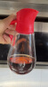 乐扣乐扣(LOCK&LOCK)大容量玻璃油壶油瓶醋酒酱油调味壶550ml红色 实拍图